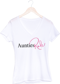 Aunties Rule V-Neck T-Shirt