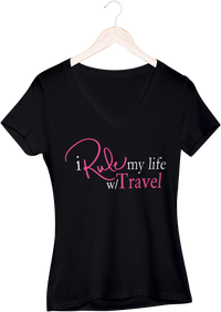 I Rule My Life w/Travel V-Neck T-Shirt