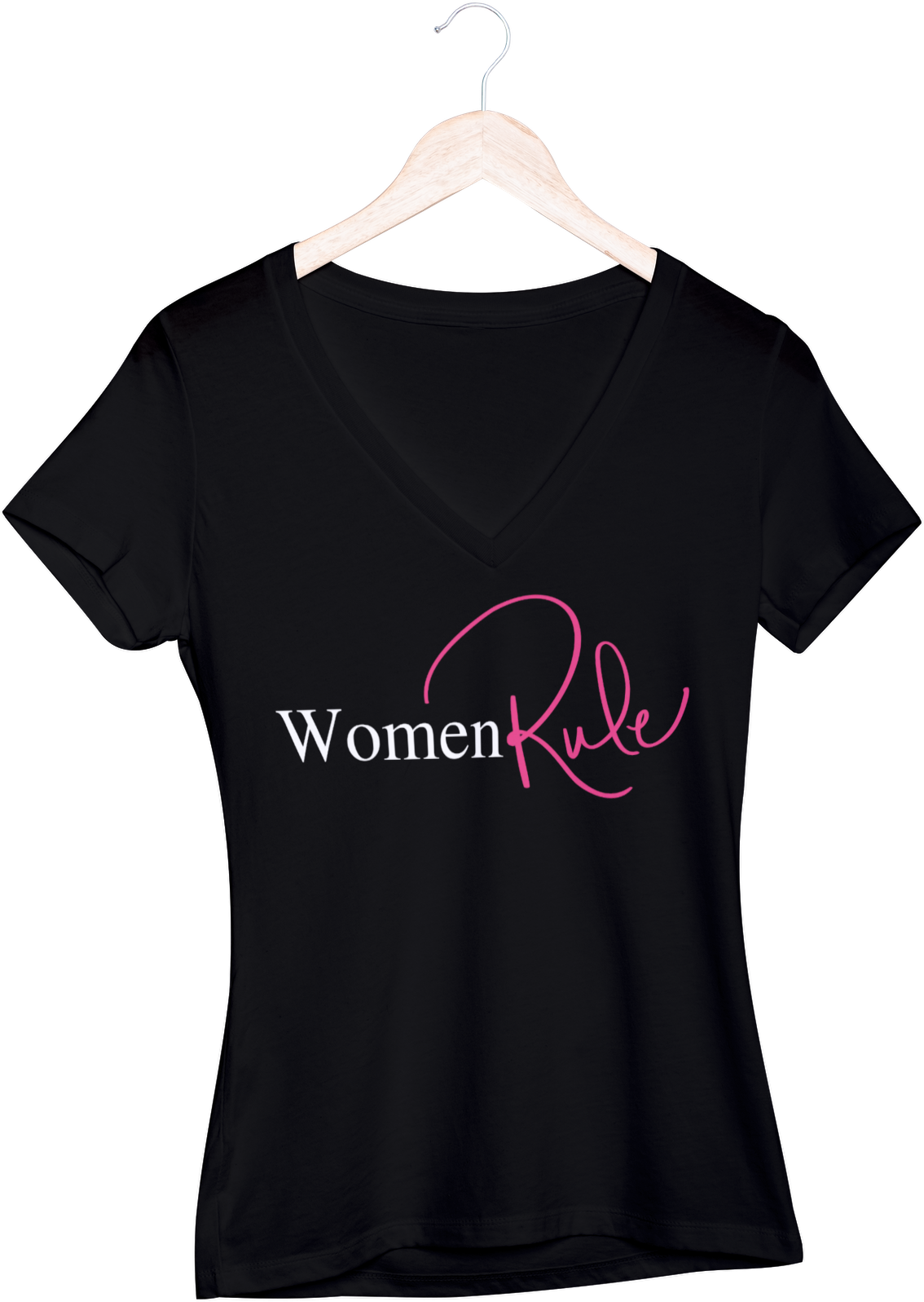 Women Rule V-Neck T-shirt