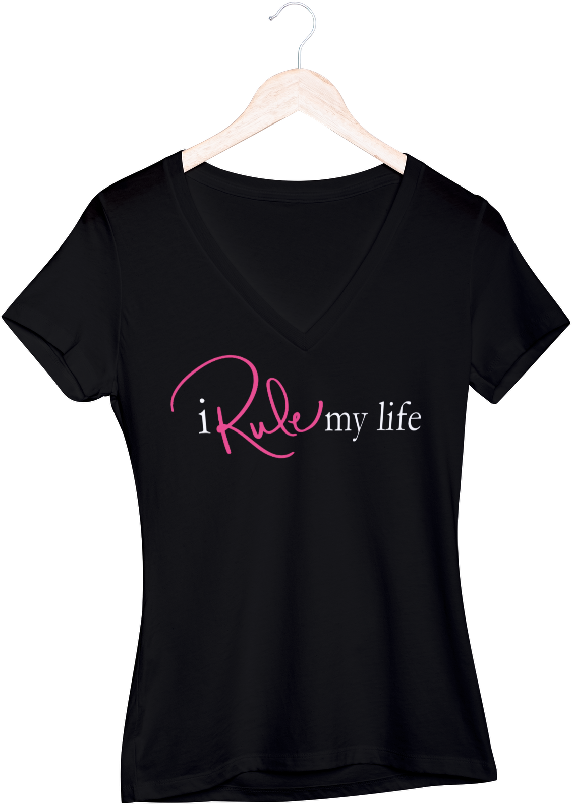 I Rule My Life V Neck Signature T-Shirt