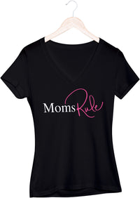 Moms Rule V-Neck T-Shirt